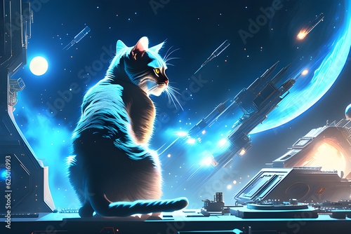 Space Cat © 제비 신