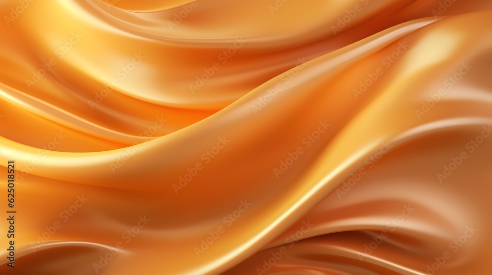 3D rendering of light brown silk satin golden orange yellow gradient luxury golden luxury background. Sparkle shimmer. Veil. Veil. Texture. Christmas, Birthday, Autumn, Halloween. 3D rendering of light brown silk satin golden orange yellow gradient luxury golden luxury background. Sparkle shimmer. Veil. Veil. Texture. Christmas, Birthday, Autumn, Halloween.