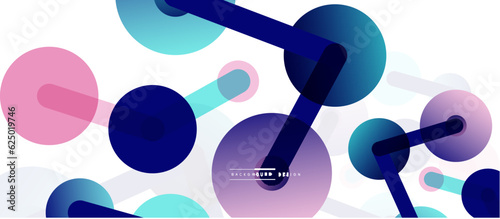 Network concept abstract background. Dots connection. Big data idea. Business template for wallpaper, banner, background or landing