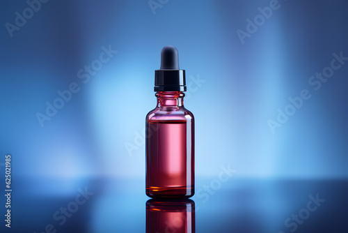 Wallpaper Mural A dropper bottle on feminine gradient background, beauty cosmetic perfume banner concept Torontodigital.ca