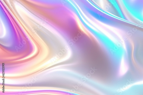 Memphis hologram glow color background for fashion art textile design created with Generative AI