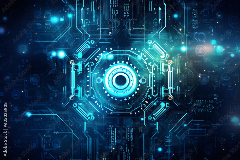 Digital technology circuit board line texture background. Digital integrated network technology futuristic wallpaper. Generative AI. Digital technology circuit board line texture background. Digital integrated network technology futuristic wallpaper. Generative AI.