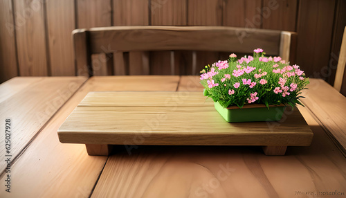 flowers on a table