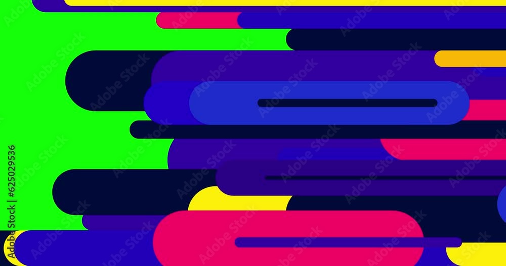 Wipe simple long horizontal lines red yellow blue version greenbox. Linear animation geometric figure. Seamless loop isolated. Motion design element for business, art, fashion, etc... Wipe simple long horizontal lines red yellow blue version greenbox. Linear animation geometric figure. Seamless loop isolated. Motion design element for business, art, fashion, etc...