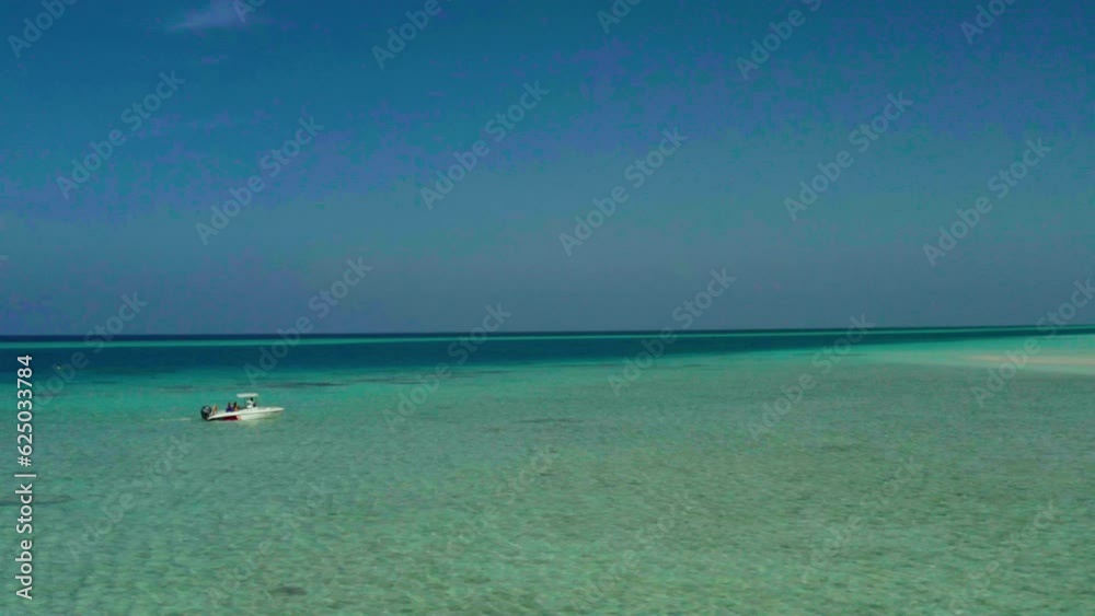 Flying through a tunnel of trees to the open water of a beautiful tropical beach. Flying through a tunnel of trees to the open water of a beautiful tropical beach.