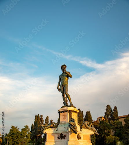  David Statue In Piazzale Michelangelo  Florence  Italy