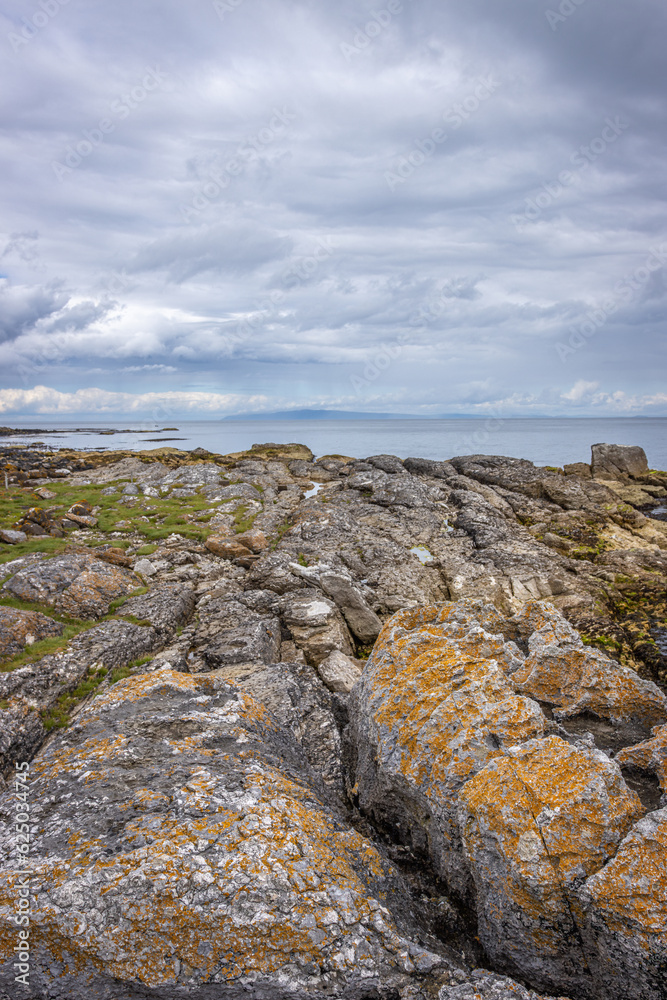 Glenarm, Northern Ireland - July 13 2023 Glenarm, Northern Ireland - July 13 2023
