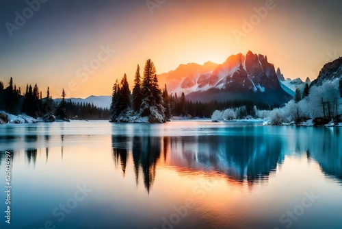 beautiful natural background generated by AI technology © Faisu