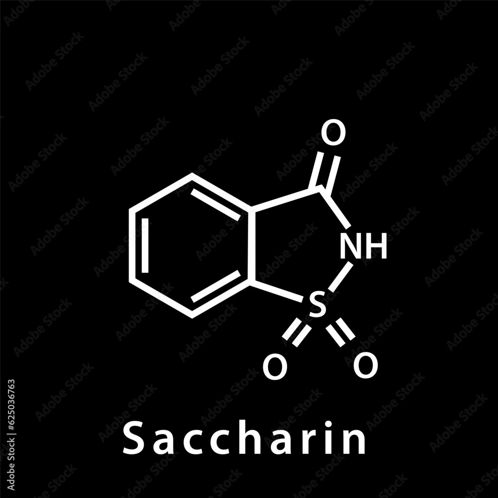 Fototapeta premium structure formula chemical flat style illustration