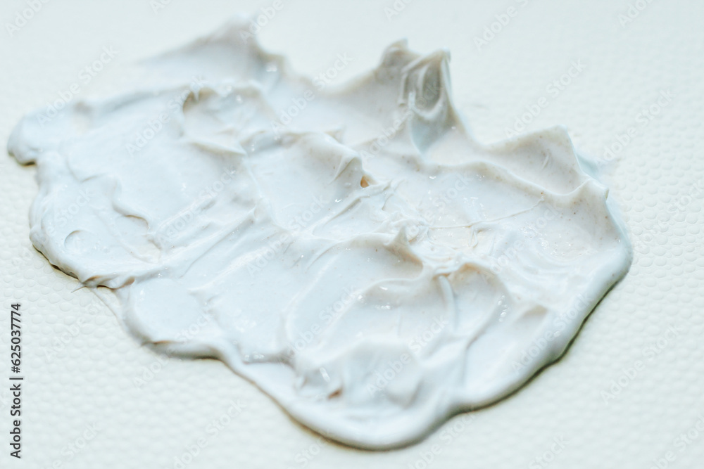 The texture of a cosmetic care cream-scrub. The texture of a cosmetic care cream-scrub.