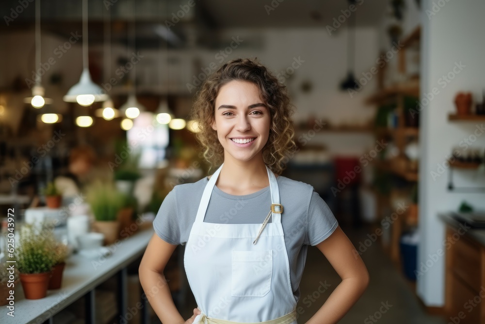 Woman owner small business. Generate Ai Woman owner small business. Generate Ai
