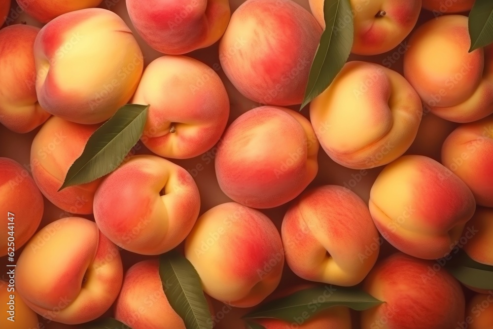 Peach organic background. Generate Ai Peach organic background. Generate Ai