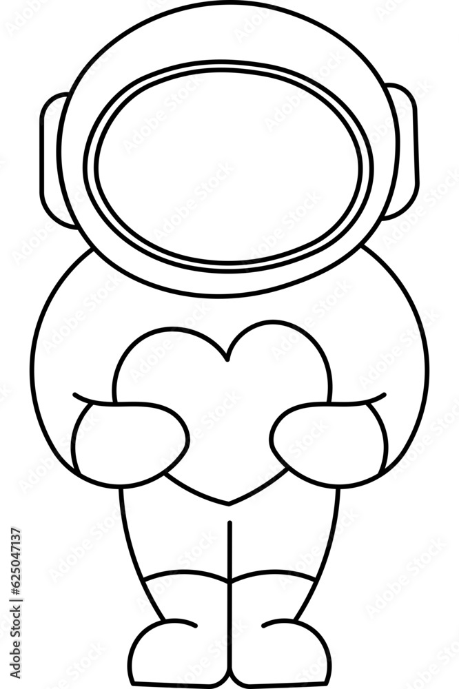 Astronaut Coloring Page Astronaut Coloring Page