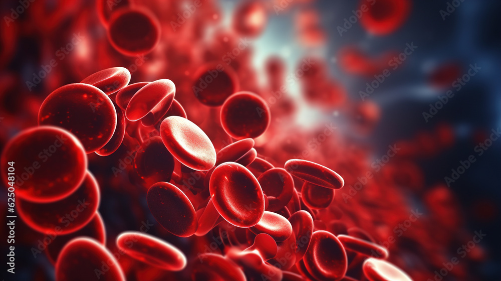 Red blood cells. Scientific, medical or microbiological background Red blood cells. Scientific, medical or microbiological background