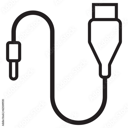 cable icon vector