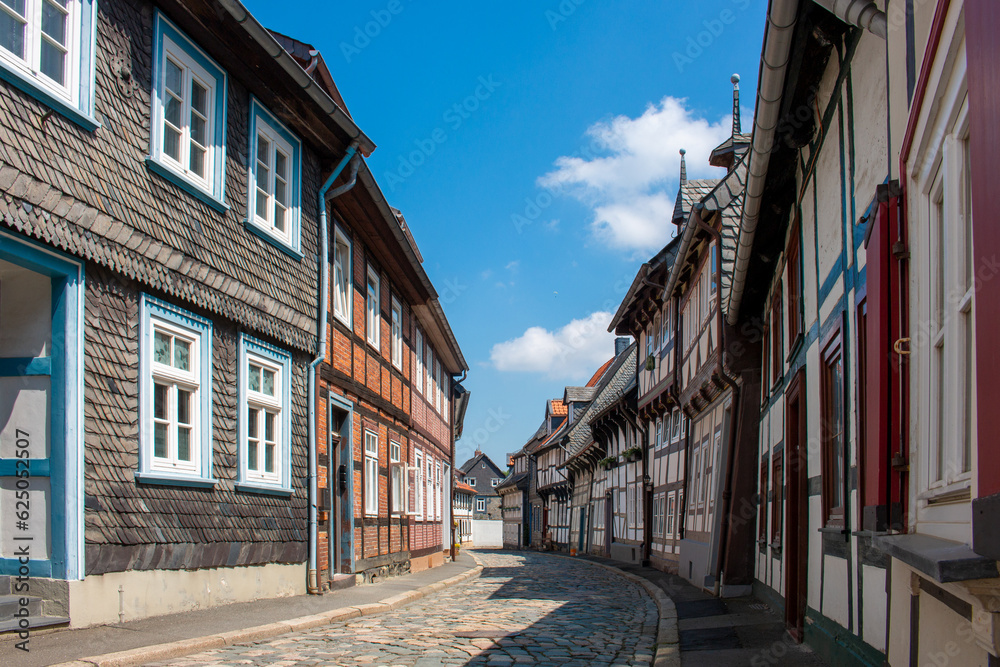 old town of (Altstadt) Goslar Lower Saxony (in german Niedersachsen) Germany