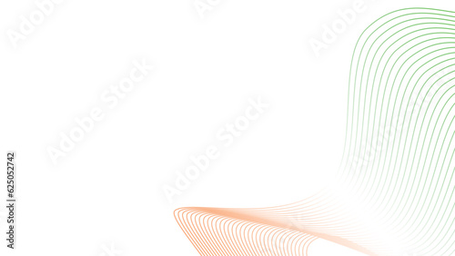 orange white green tech wavy lines abstract gradient background 