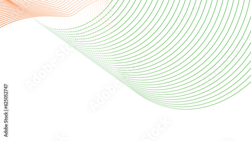 orange white green tech wavy lines abstract gradient background 