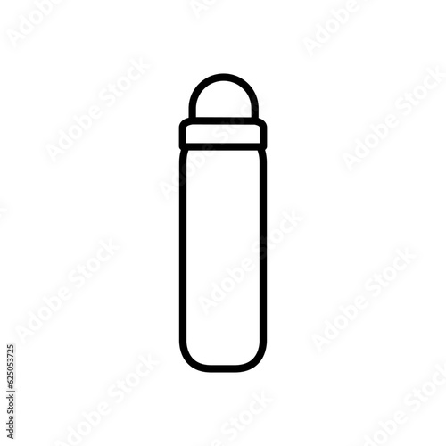 Flask vector icon. Thermos illustration sign. Bottle symbol or logo.