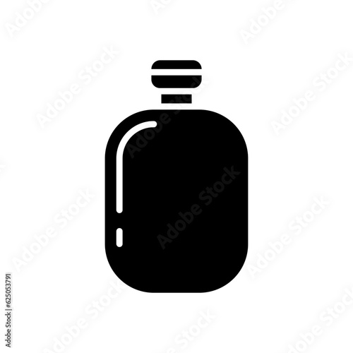 Flask vector icon. Thermos illustration sign. Bottle symbol or logo.