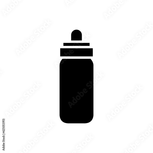 Flask vector icon. Thermos illustration sign. Bottle symbol or logo.