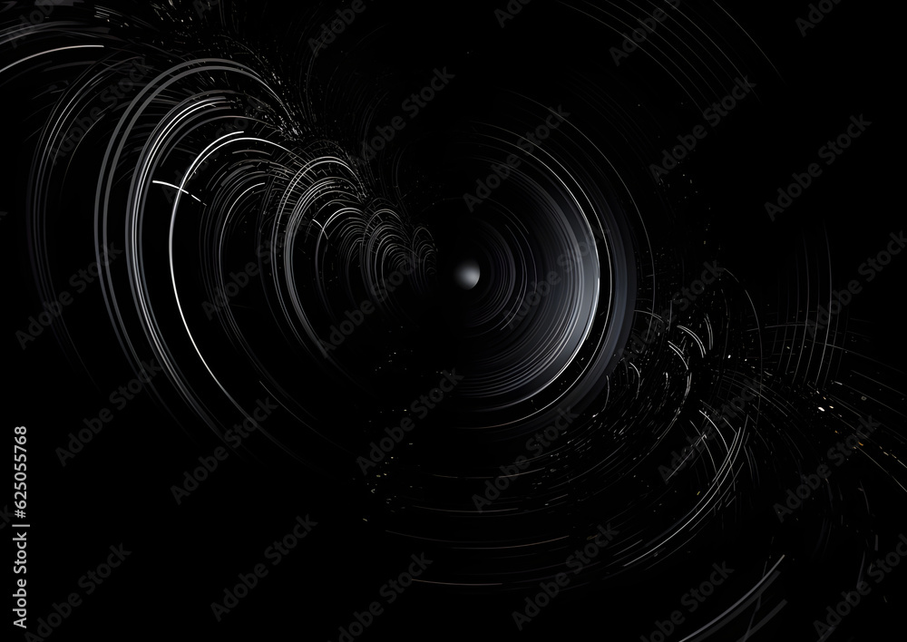 Abstract music vibrations black background Abstract music vibrations black background