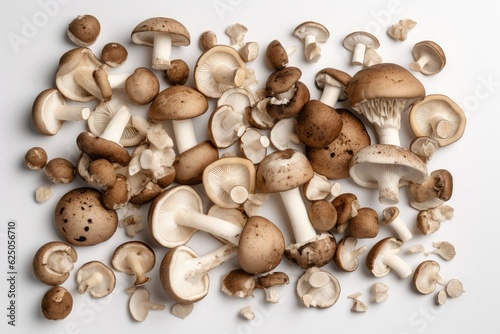 Set fresh mushrooms. Generate Ai