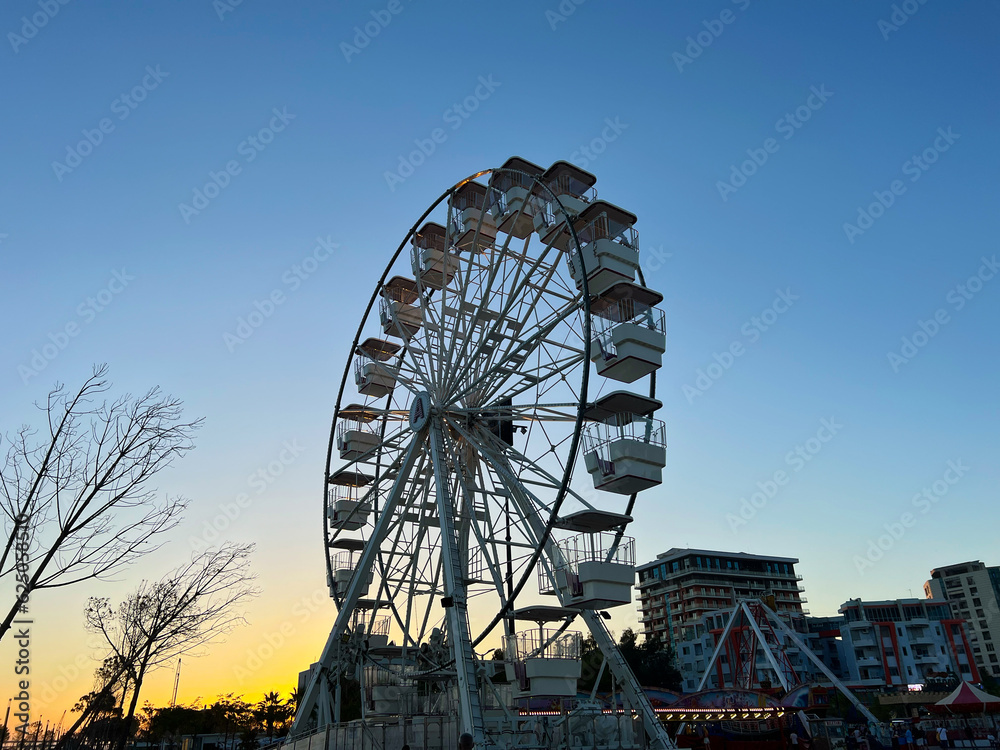 Vlore's Dazzling Spin: A Captivating Journey on Albania's Seaside Ferris Wheel!