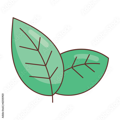 Mint Leaves Sticker Bookmark