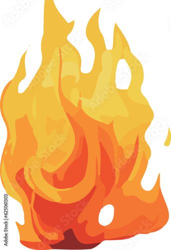 Fire and flame effect material
