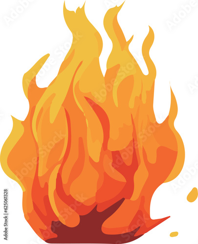 Fire and flame effect material
