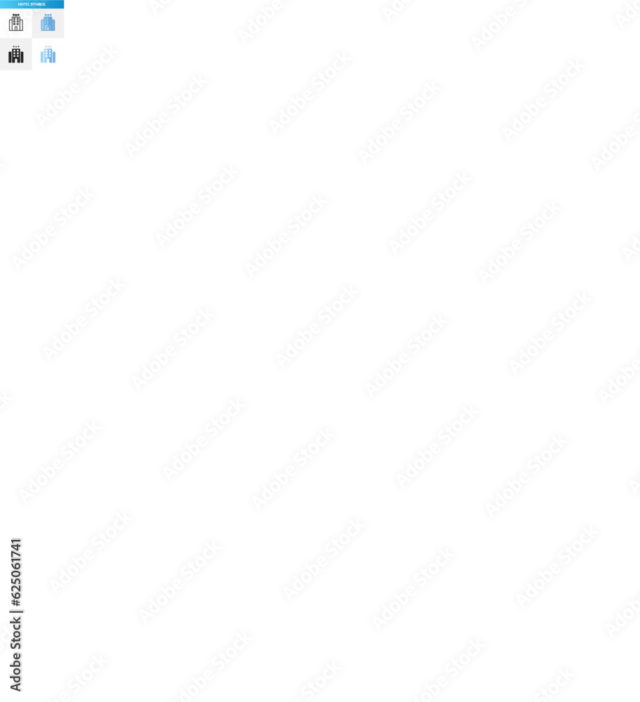 Modern hotel icon design in editable vector Modern hotel icon design in editable vector