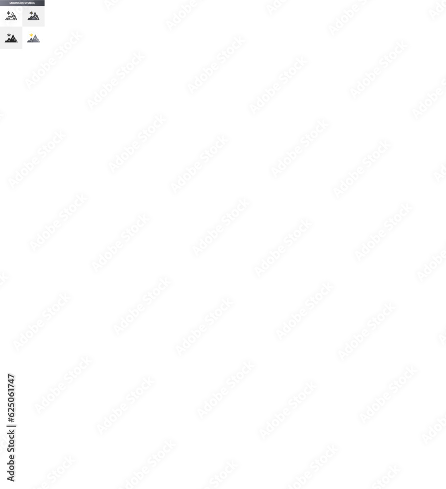 Modern mountain icon design in editable vector Modern mountain icon design in editable vector