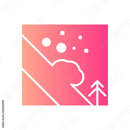 avalanche gradient icon