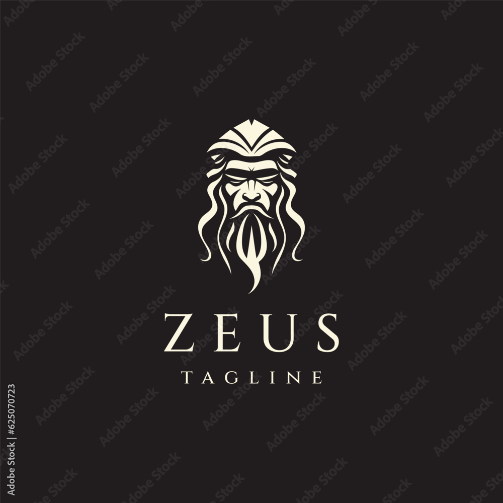 Zeus logo design vector illustration