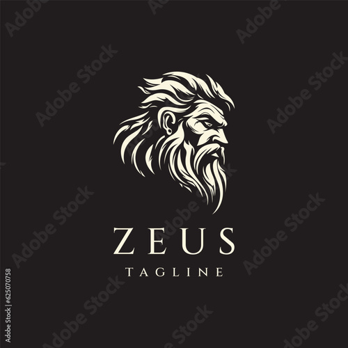 Zeus logo design vector illustration