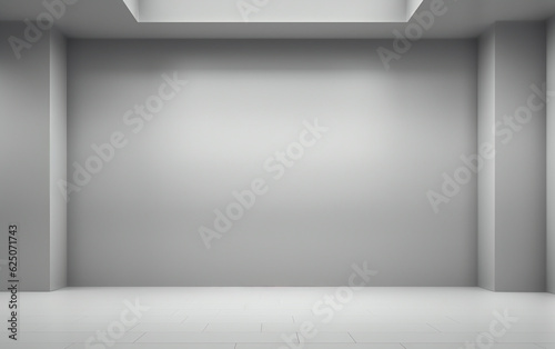 Abstract smooth empty grey studio well use as background