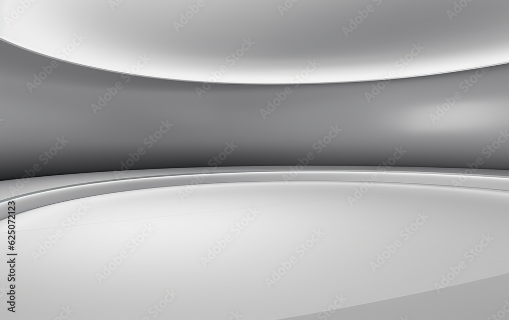 Abstract smooth empty grey studio well use as background