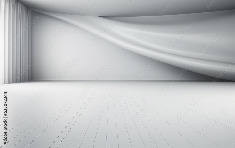 Abstract smooth empty grey studio well use as background Abstract smooth empty grey studio well use as background