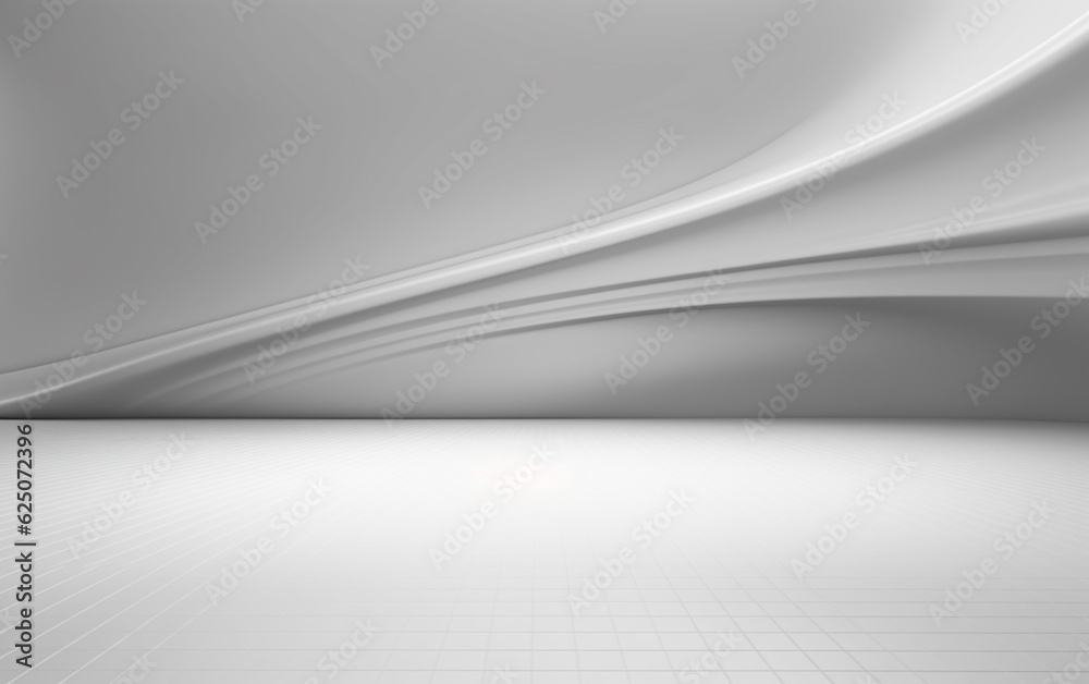 Abstract smooth empty grey studio well use as background Abstract smooth empty grey studio well use as background