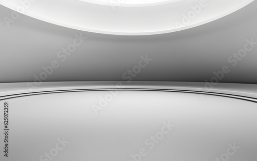 Abstract smooth empty grey studio well use as background