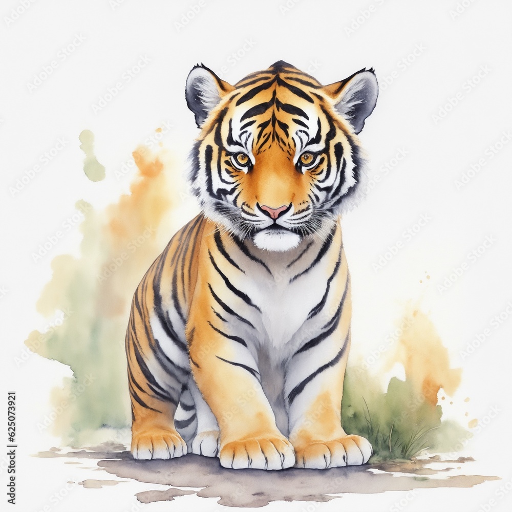 Obraz premium Watercolor Illustration Animal