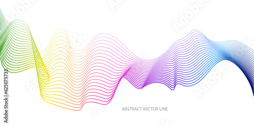 Fluid dynamic trendy lines template. Web design background. Creative graphic elements. Trendy gradient background. Minimal geometric cover. 3d futuristic concept. Vector digital graphic.