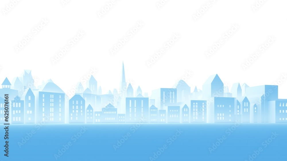 Origami cityscape minimal style on white background. Origami cityscape minimal style on white background.