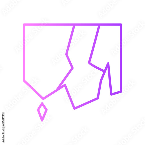 stalactite gradient icon