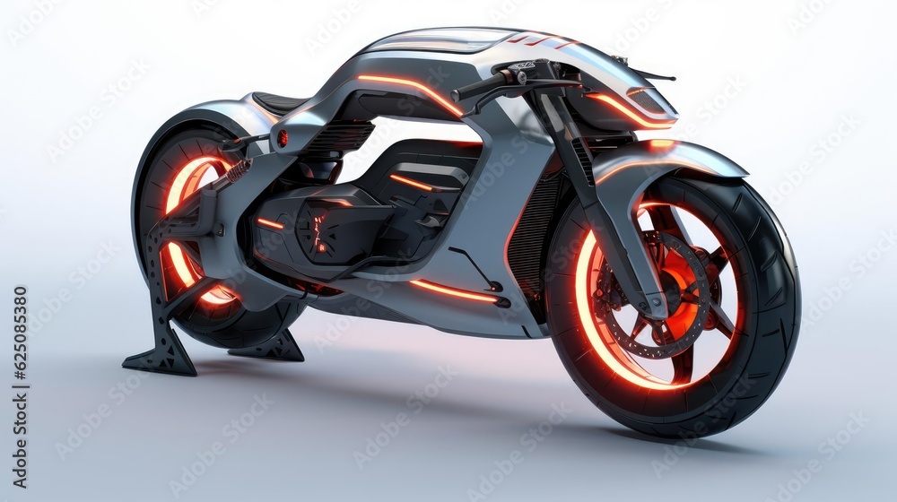 Naklejka premium The motorcycle of the future