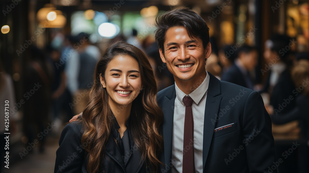 Asian successful Business team. Generative Ai Asian successful Business team. Generative Ai