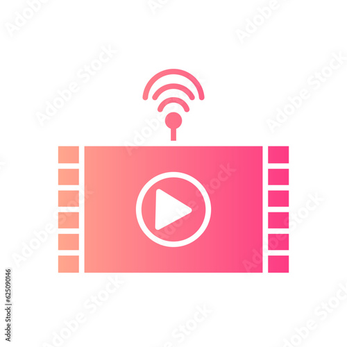 cinematographic gradient icon