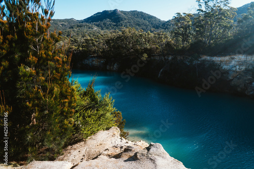 Little Blue Lake: Tasmania's North East's hidden gem in Australia.