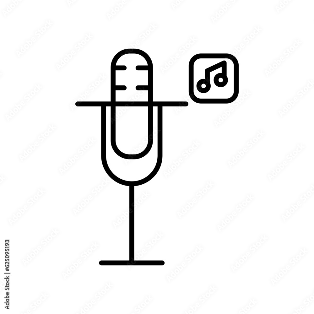 music line icon music line icon